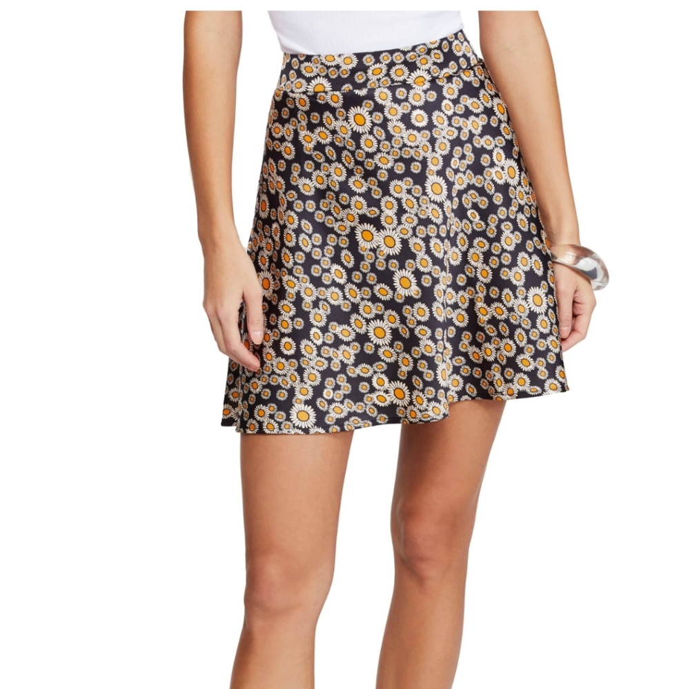 Free People Phoebe Floral Mini Skirt